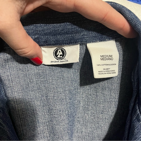 Vintage Arizona Jeans Company Denim Shirt - Picture 2 of 3